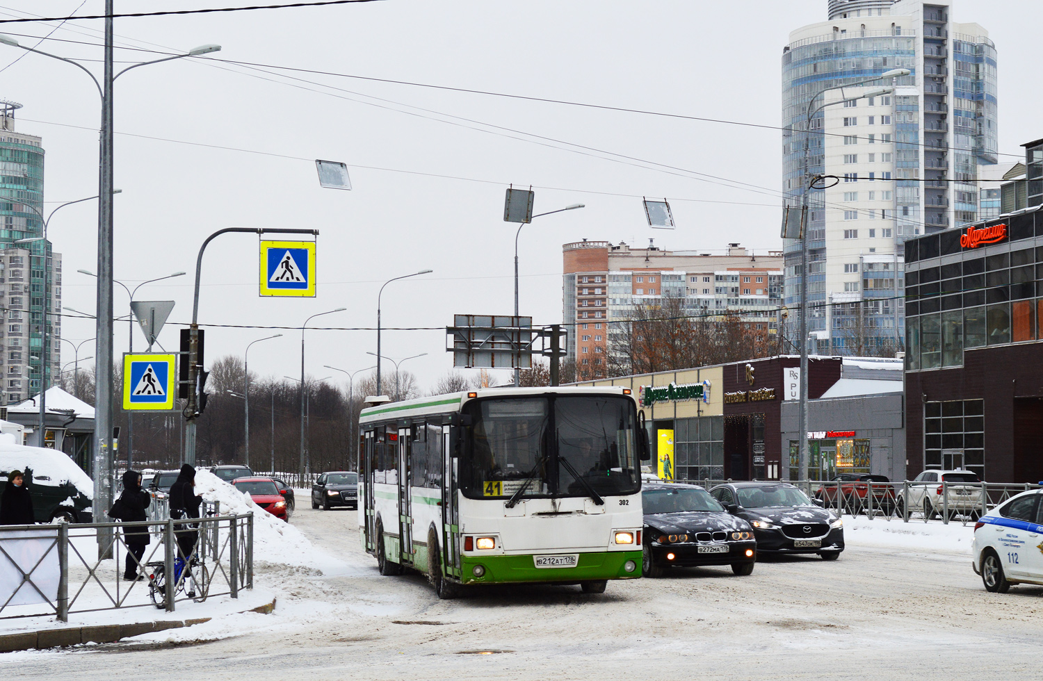 Санкт-Петербург, ЛиАЗ-5293.53 № 302