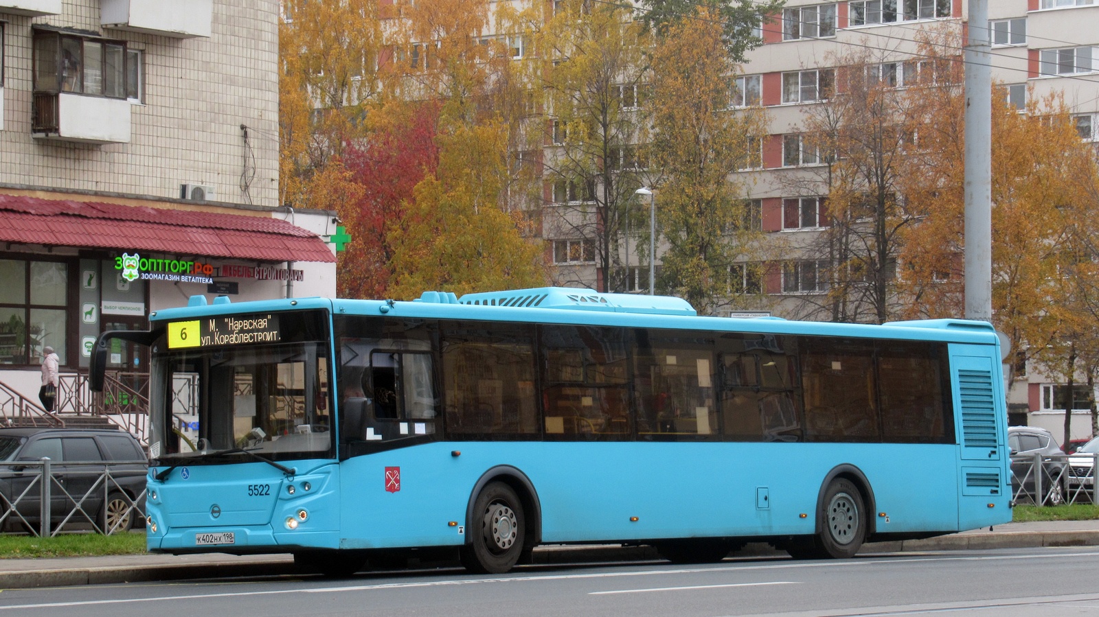 Санкт-Петербург, ЛиАЗ-5292.65 № 5522