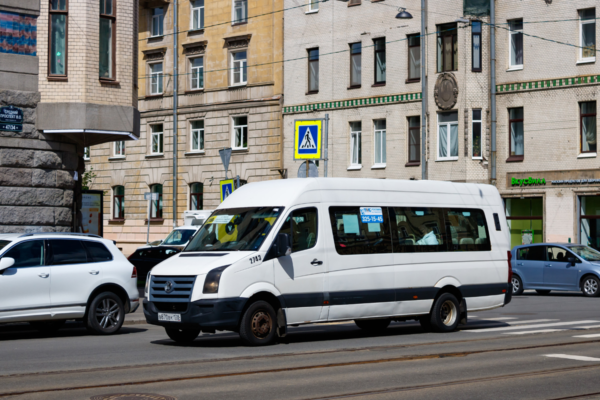 Санкт-Петербург, БТД-2219 (Volkswagen Crafter) № 2743