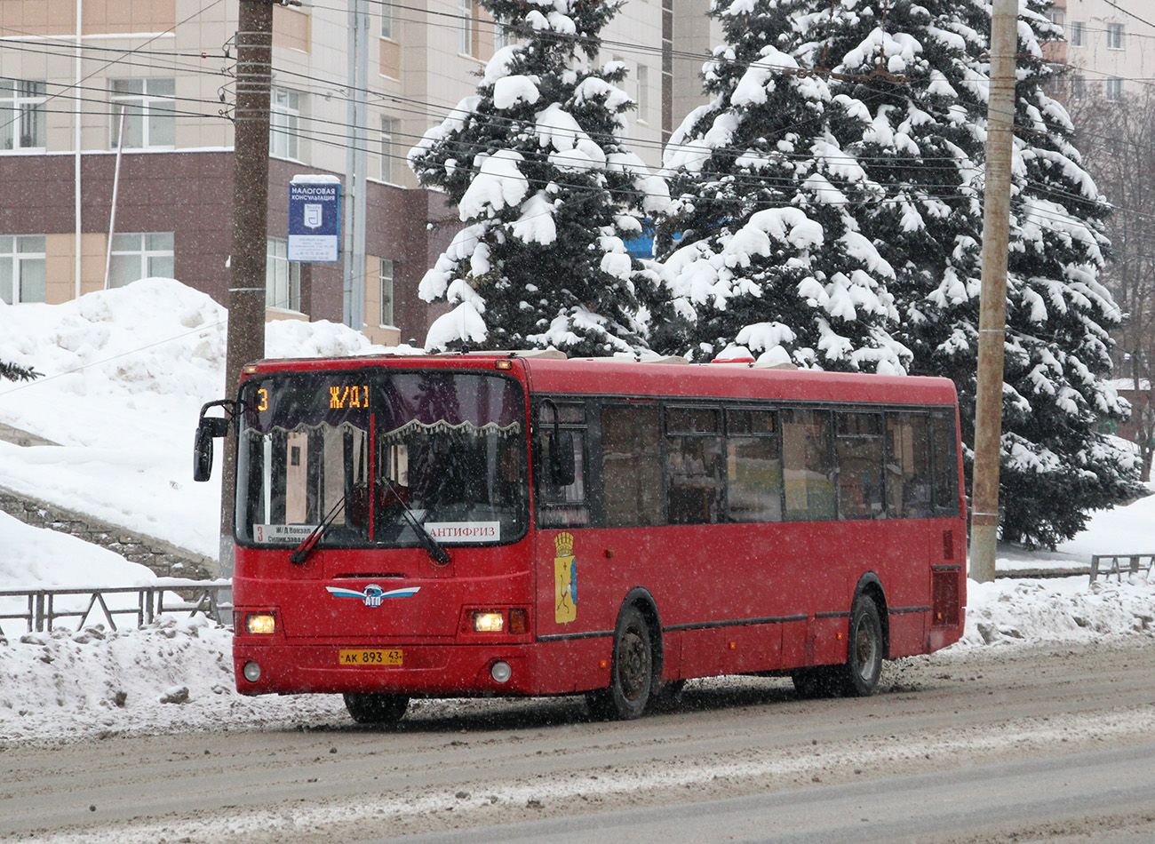 Кировская область, ЛиАЗ-5256.53 № АК 893 43