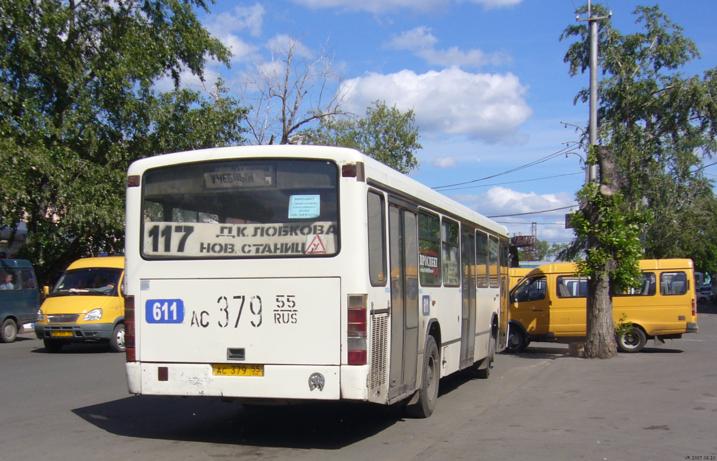 Омская область, Mercedes-Benz O345 № 611