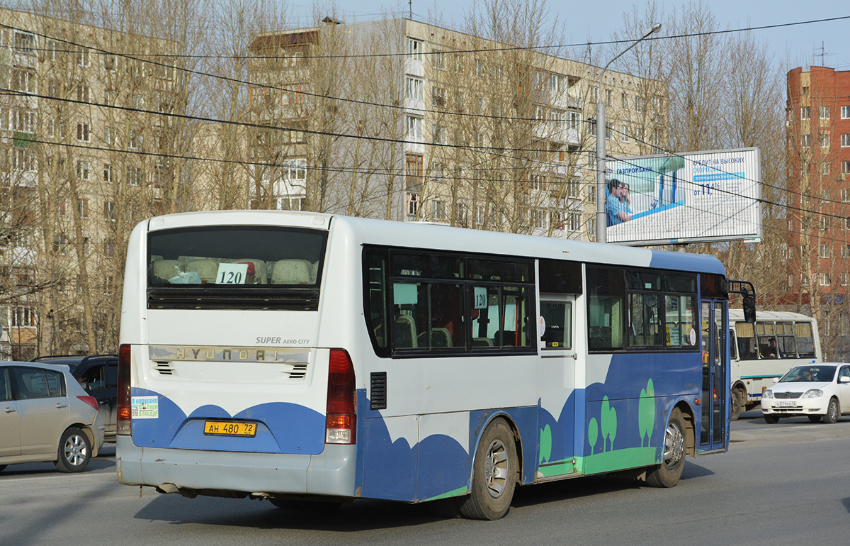 Тюменская область, Hyundai New Super AeroCity 1F/L № АН 480 72