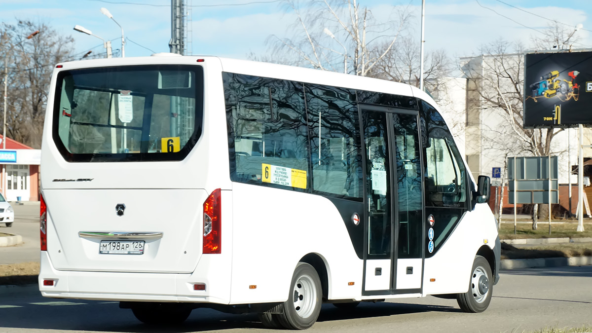 Ставропольский край, ГАЗ-A68R52 City № М 198 АР 126