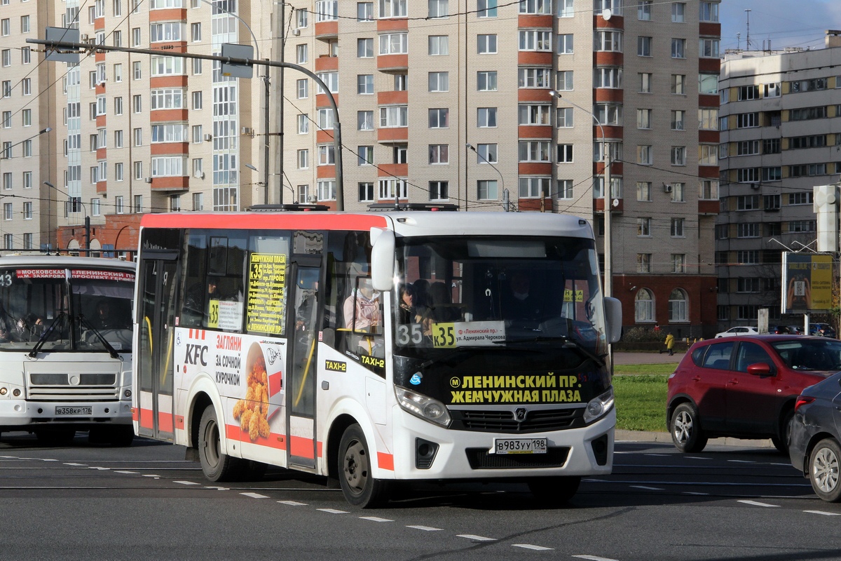 Санкт-Петербург, ПАЗ-320435-04 "Vector Next" № В 983 УУ 198