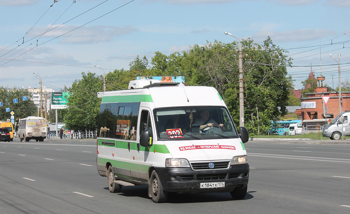 Челябинская область, FIAT Ducato 244 CSMMC-RLL, -RTL № К 184 ТХ 174