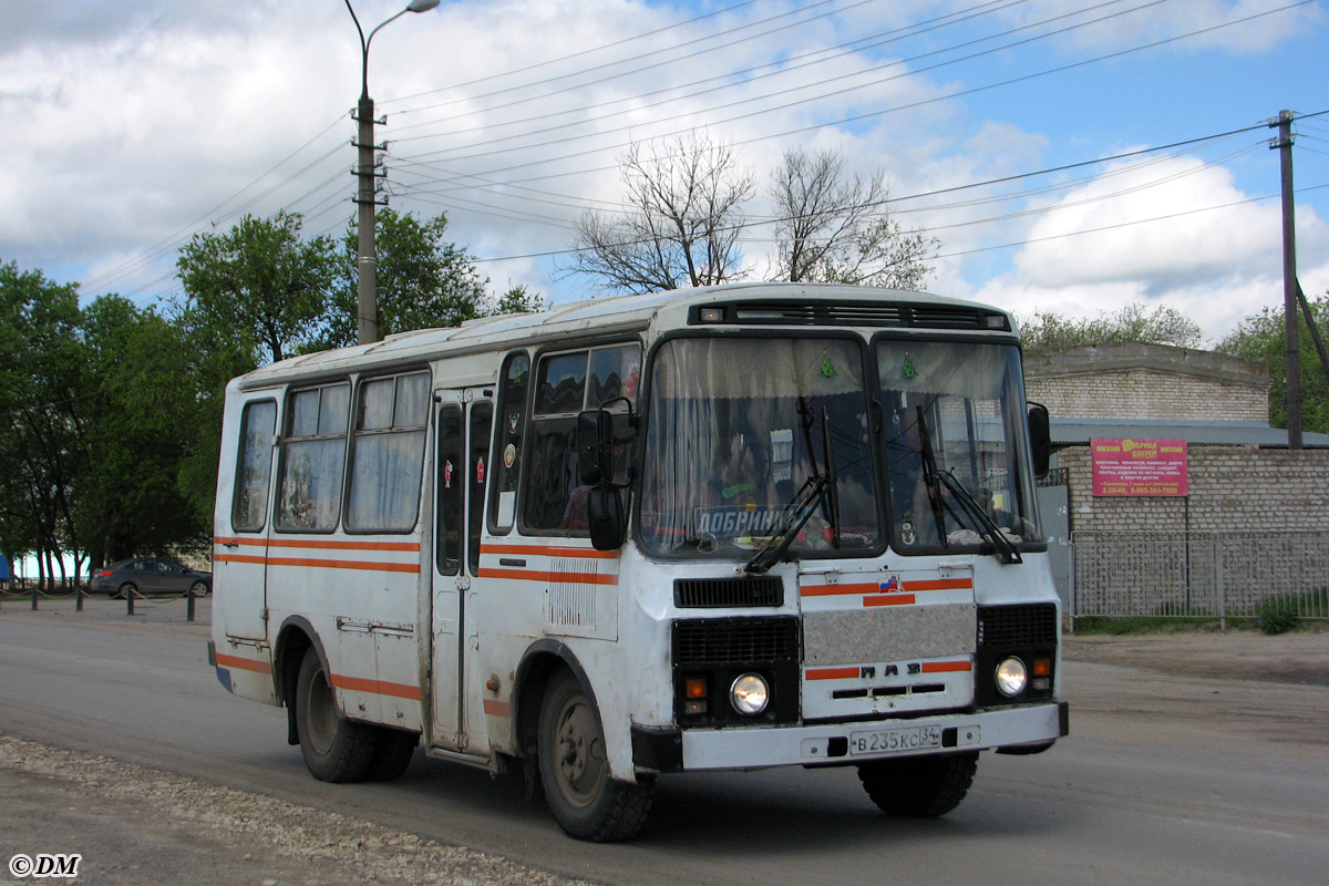 Волгоградская область, ПАЗ-3205 (00) № В 235 КС 34