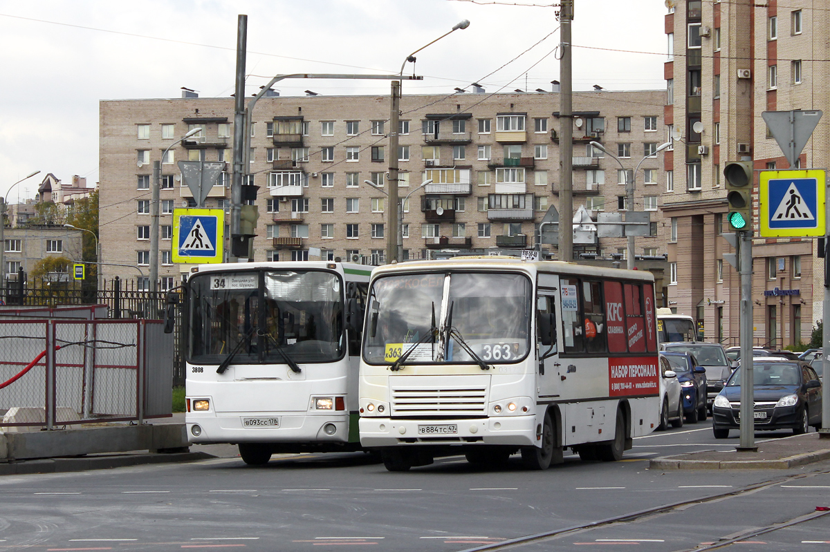 Санкт-Петербург, ПАЗ-320402-05 № 03172