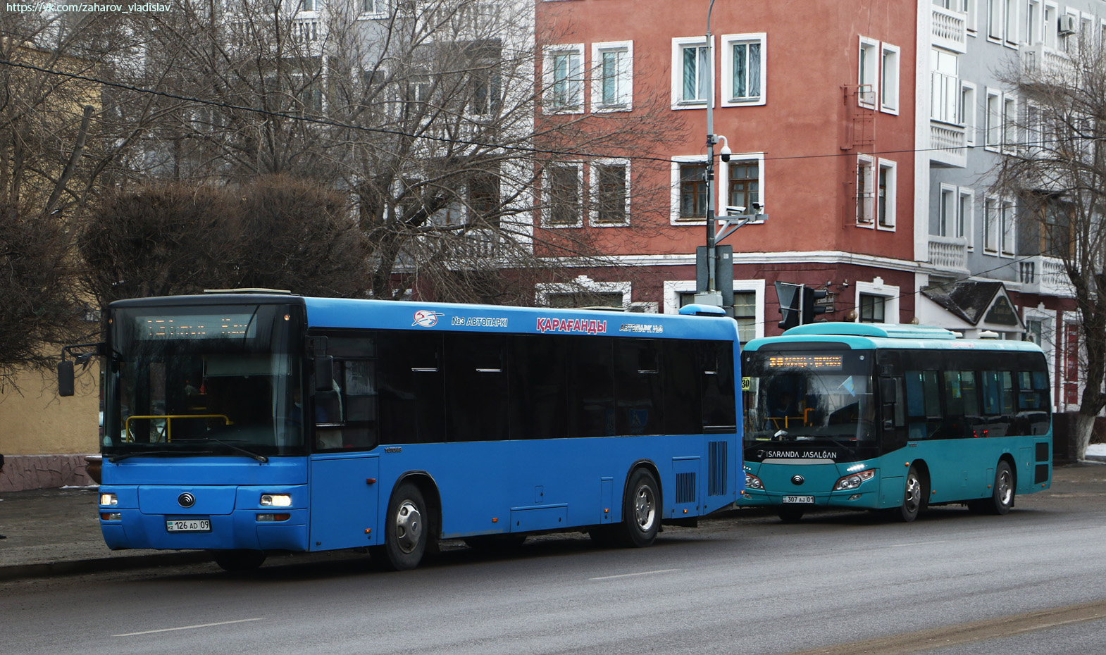 Карагандинская область, Yutong ZK6118HGA № 126 AD 09