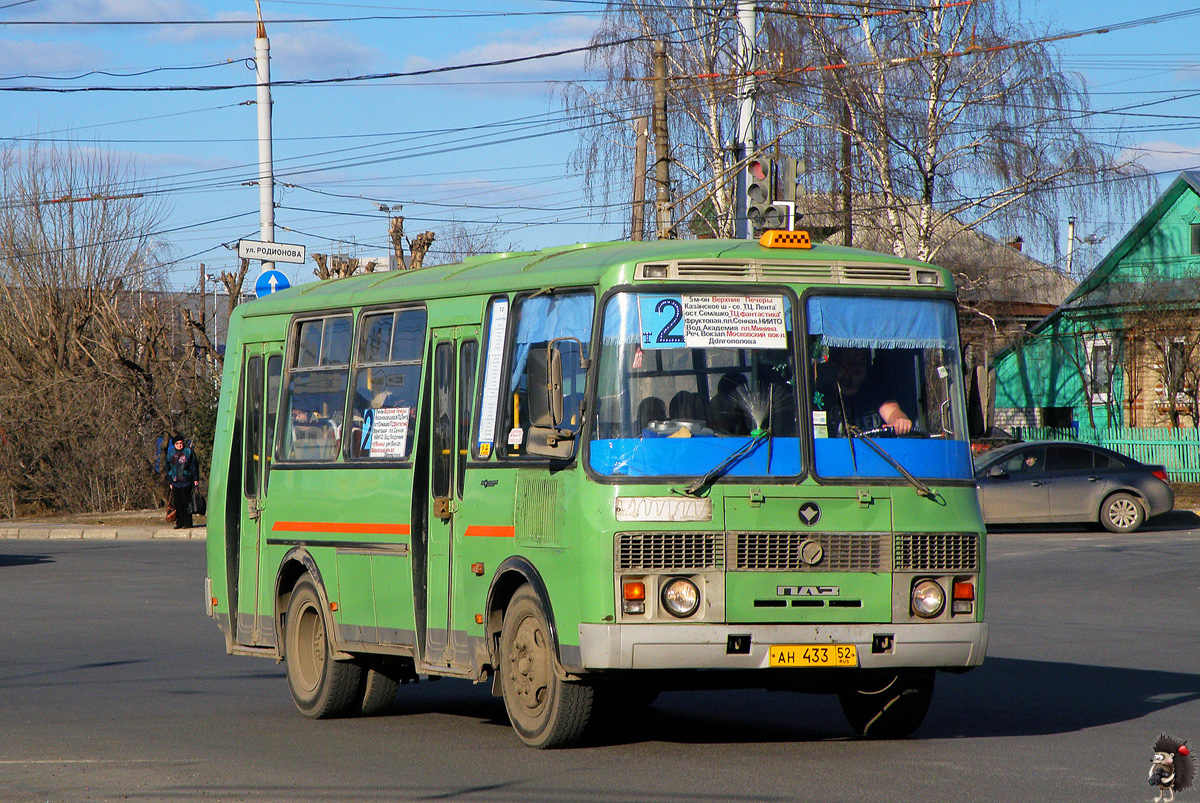 Нижегородская область, ПАЗ-32054 № АН 433 52