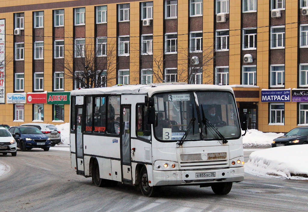 Вологодская область, ПАЗ-320402-03 № Е 855 ХС 35