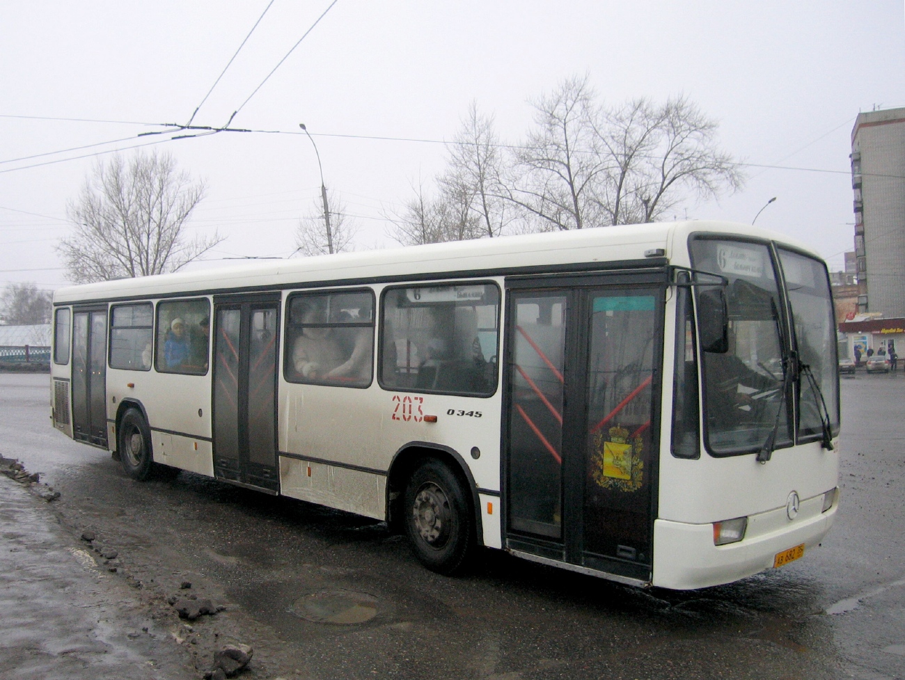 Вологодская область, Mercedes-Benz O345 № 203