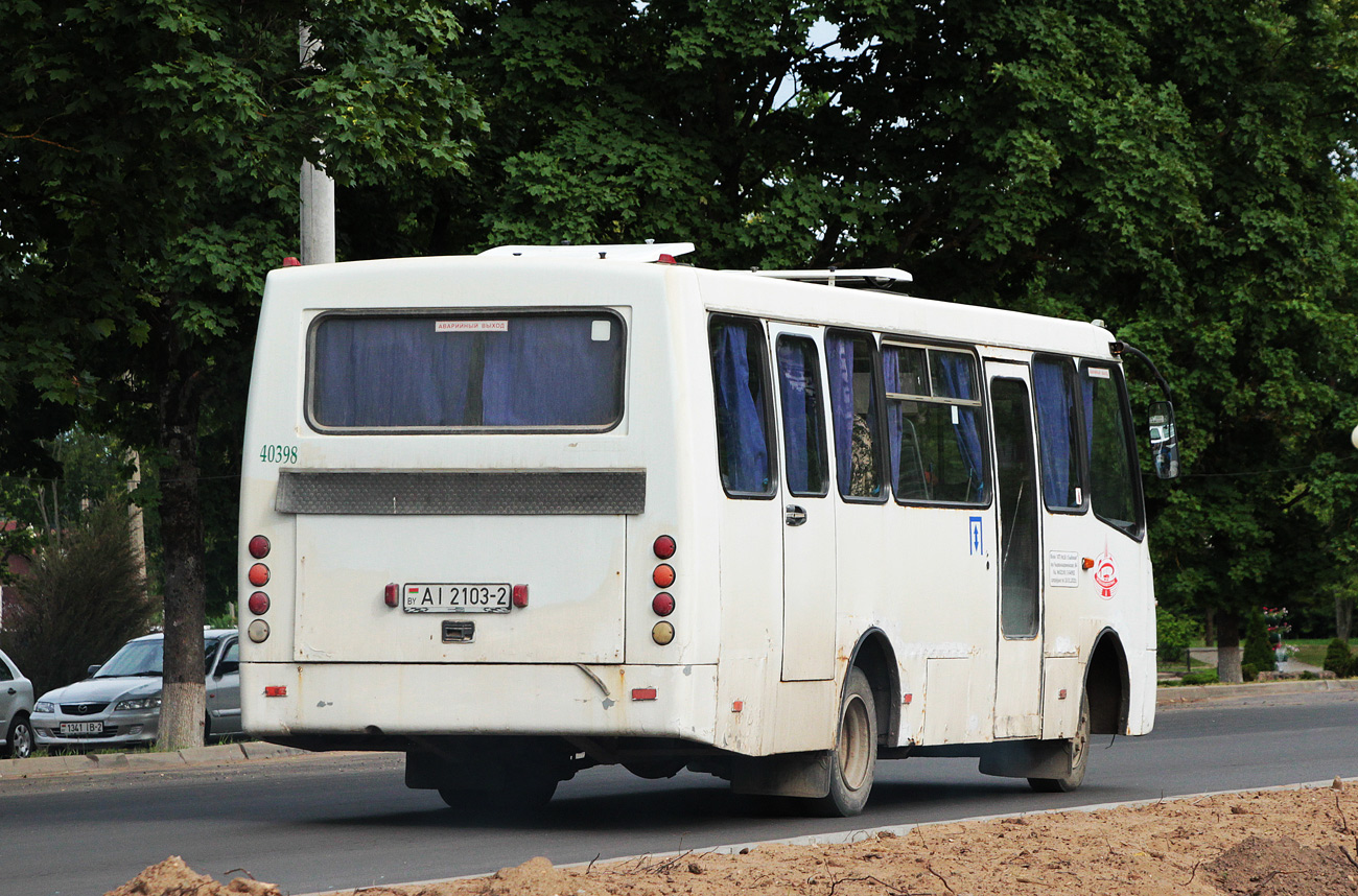 Витебская область, ГАРЗ А0921 "Радимич" № 40398