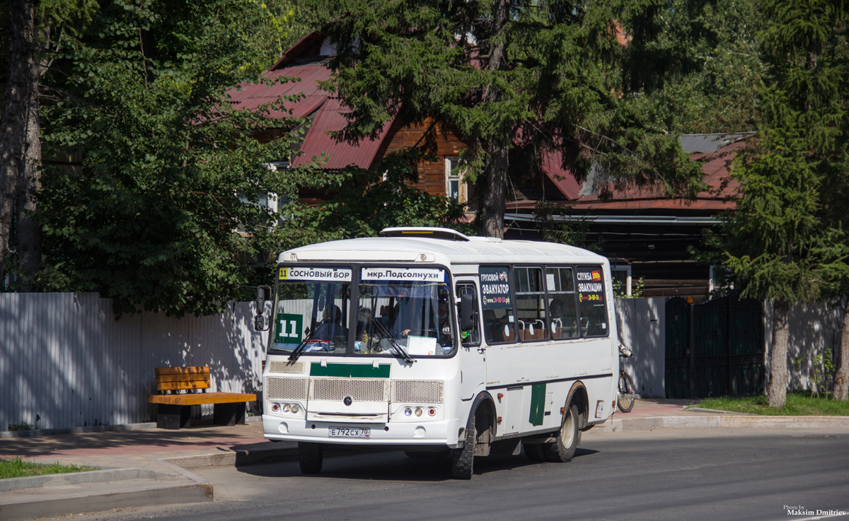 Томская область, ПАЗ-32054 № Е 792 СХ 70