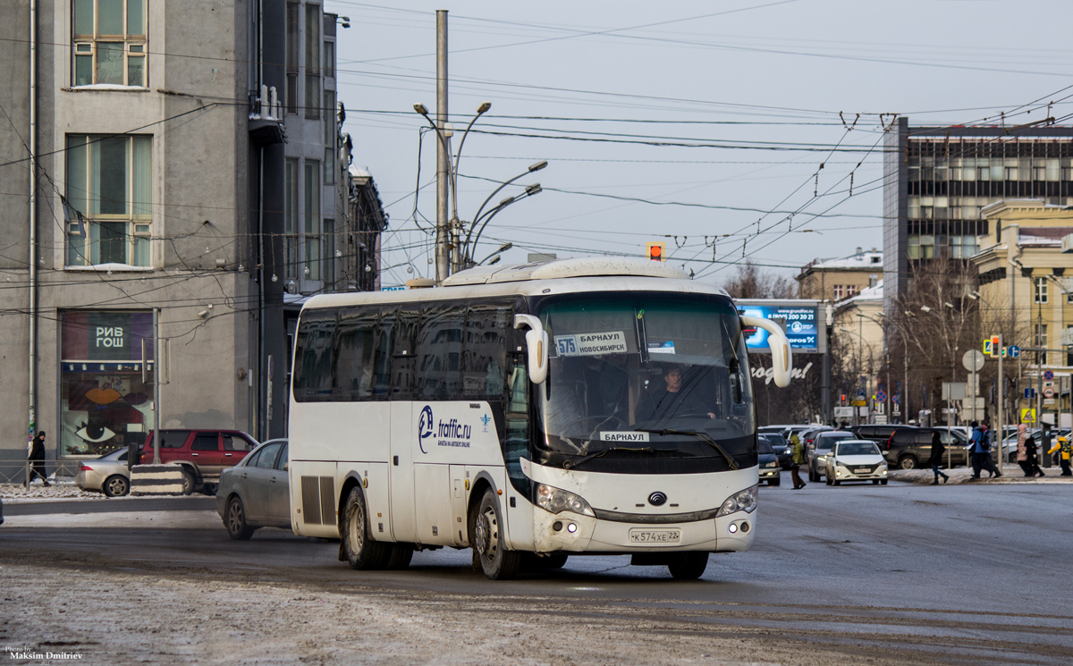 Алтайский край, Yutong ZK6938HB9 № К 574 ХЕ 22