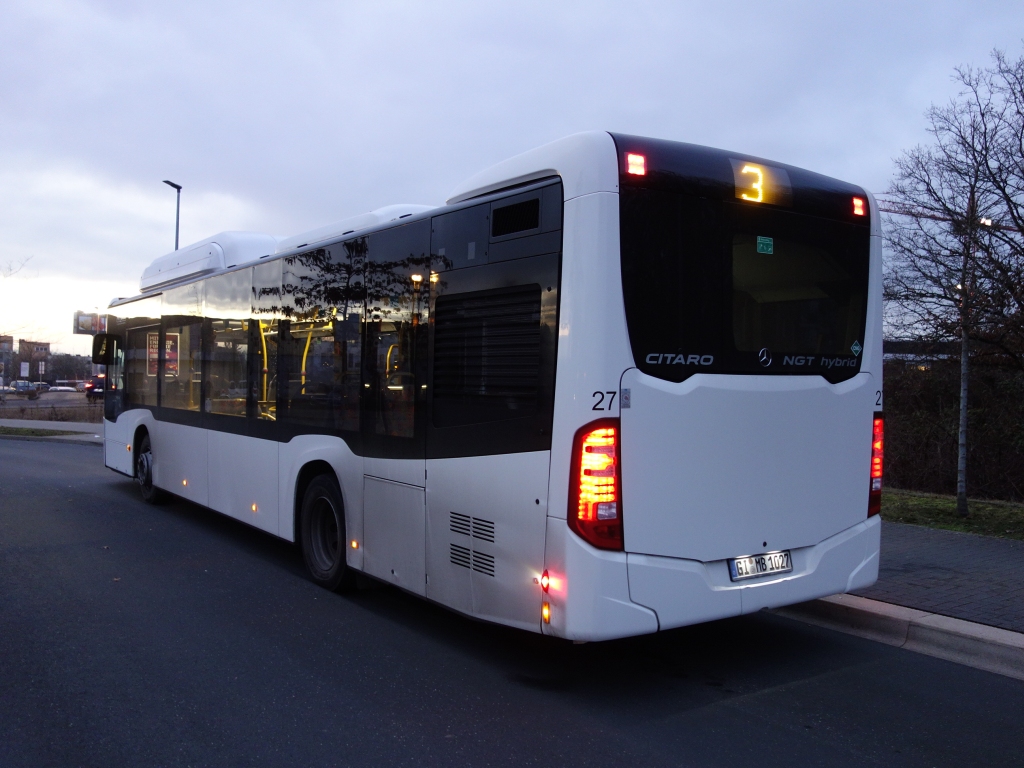 Гессен, Mercedes-Benz Citaro C2 NGT hybrid № 27