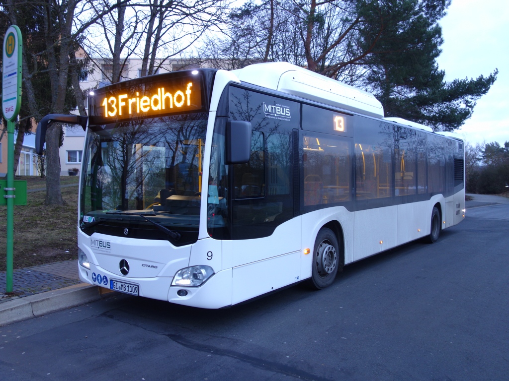 Гессен, Mercedes-Benz Citaro C2 NGT hybrid № 9