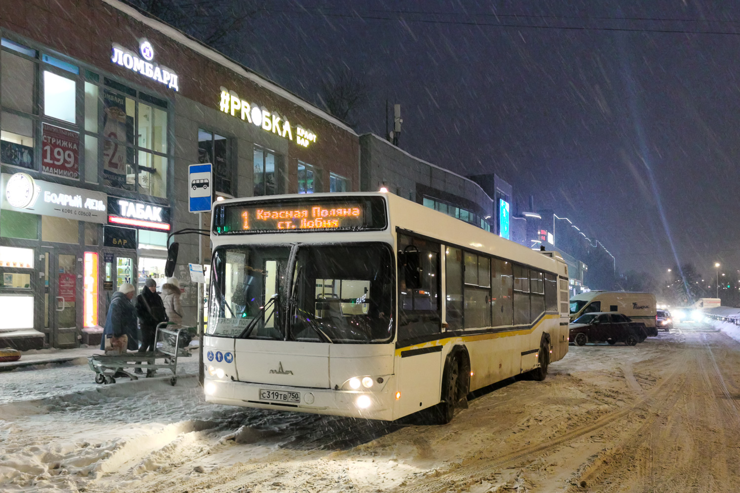 Московская область, МАЗ-103.486 № С 319 ТВ 750