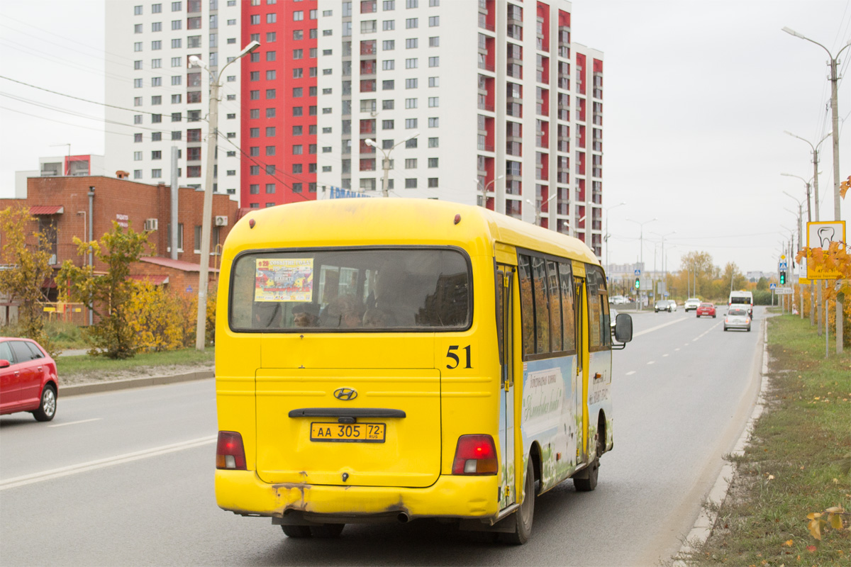 Тюменская область, Hyundai County Kuzbass № АА 305 72