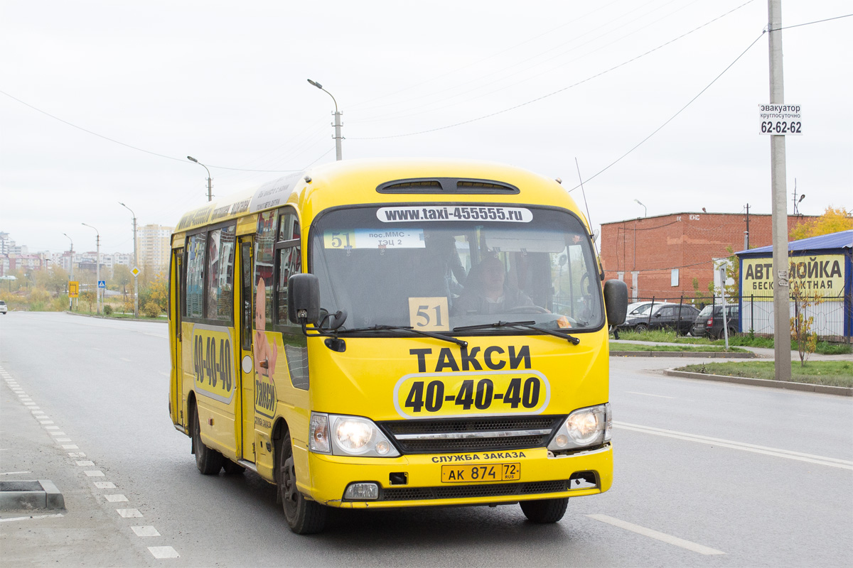 Тюменская область, Hyundai County Kuzbass № АК 874 72