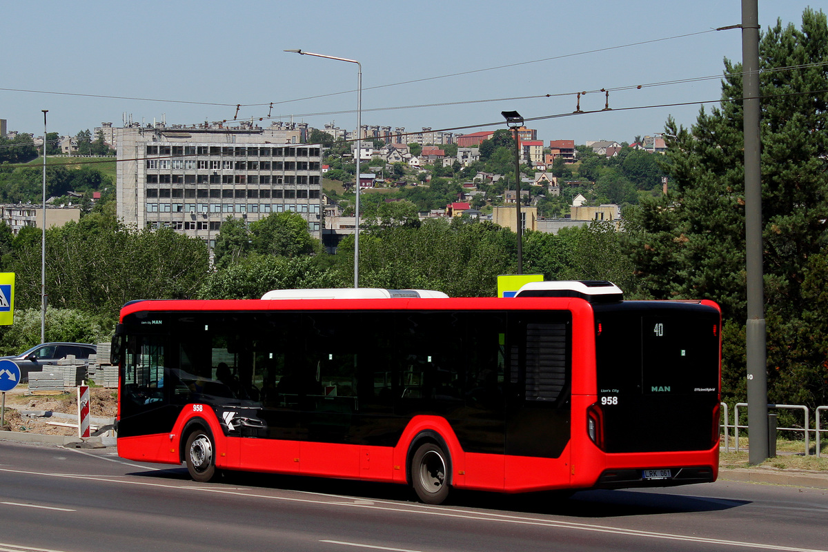 Литва, MAN 12C Lion's City 12 NL330 EfficientHybrid № 958