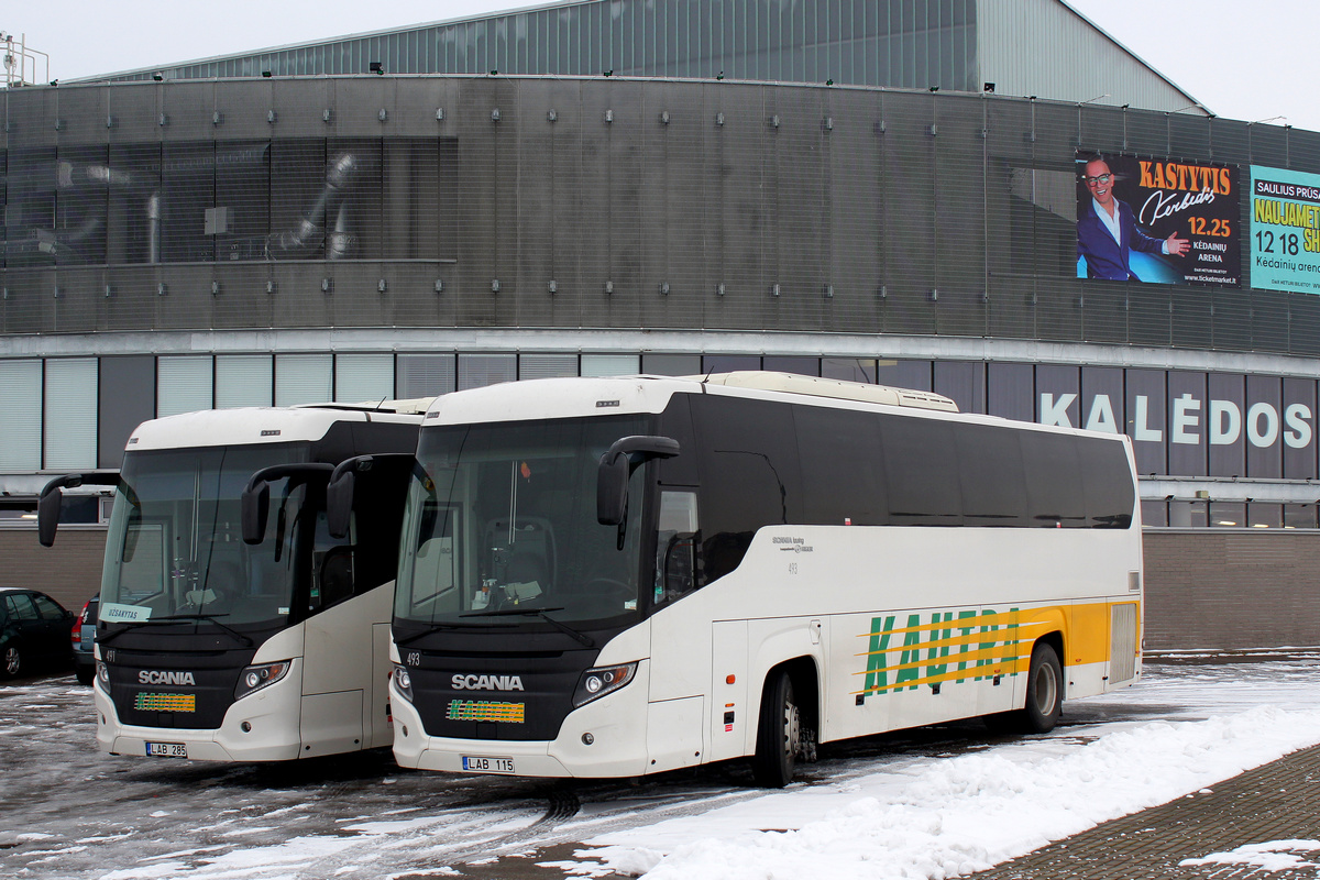 Литва, Scania Touring HD № 493