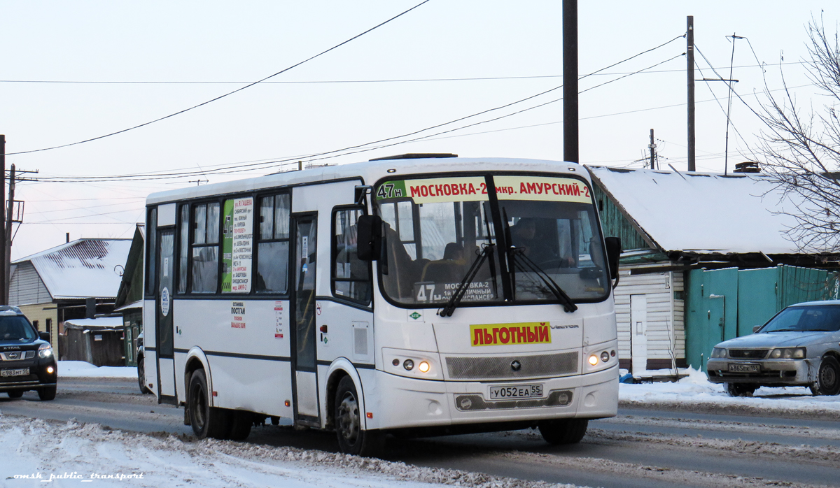 Омская область, ПАЗ-320412-14 "Вектор" № У 052 ЕА 55