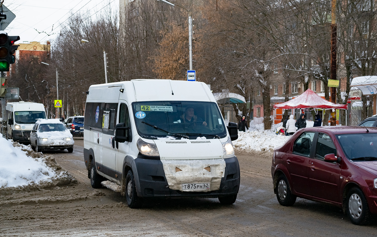 Рязанская область, Нижегородец-2227SK (Peugeot Boxer) № Т 875 РН 62