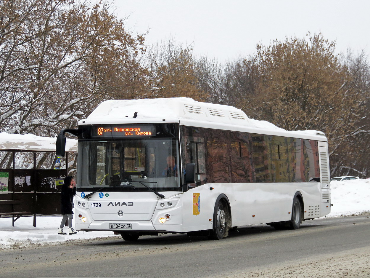 Kirov region, LiAZ-5292.67 (CNG) Nr. х729