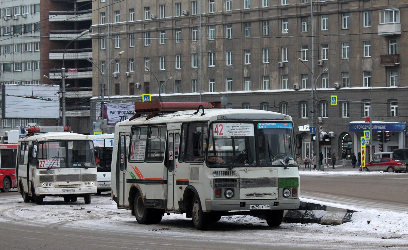 Новосибирская область, ПАЗ-32054 № М 629 ВТ 154