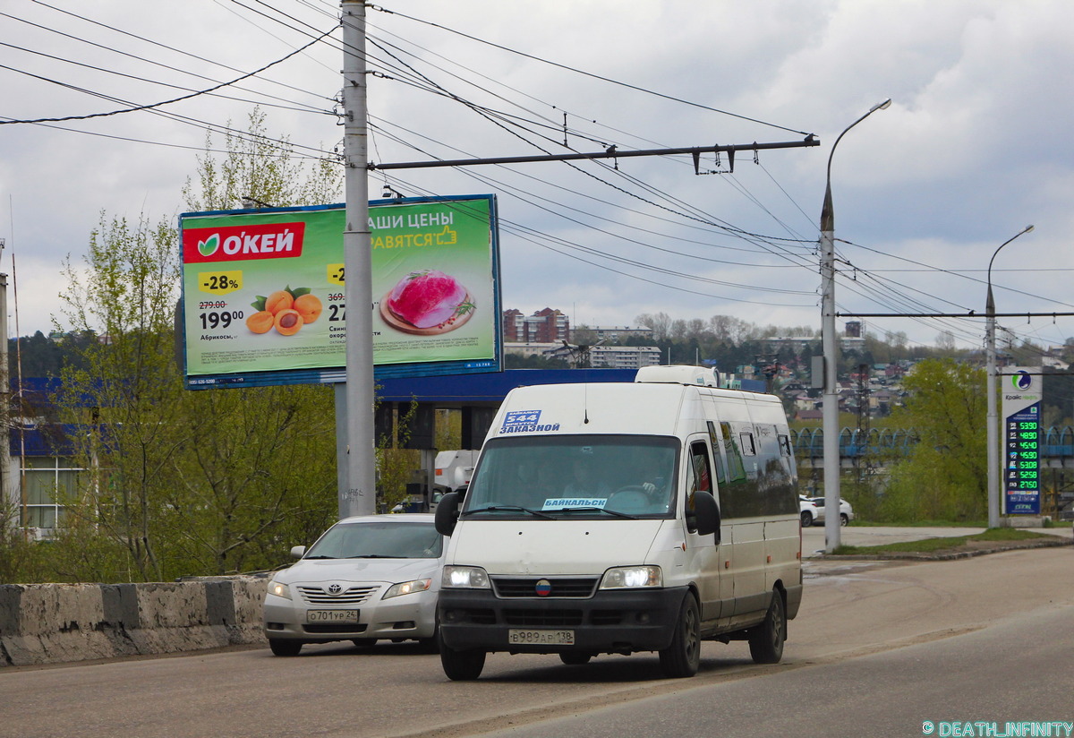 Иркутская область, FIAT Ducato 244 CSMMC-RLL, -RTL № В 989 АР 138