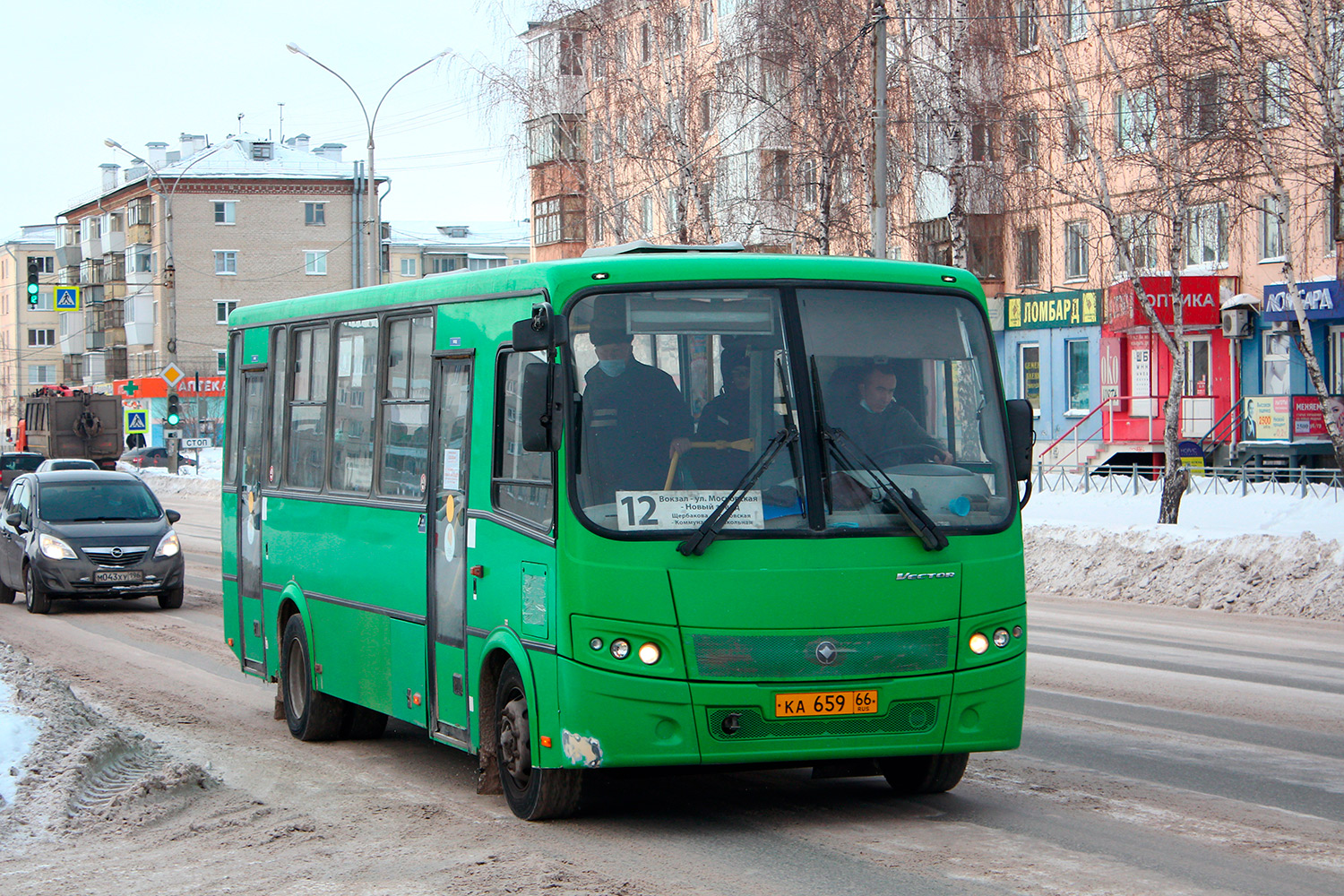 Свердловская область, ПАЗ-320412-05 "Вектор" № КА 659 66