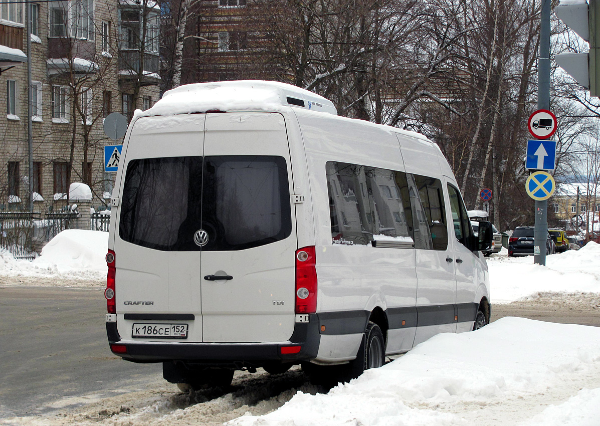 Nizhegorodskaya region, Luidor-223702 (Volkswagen Crafter) č. К 186 СЕ 152