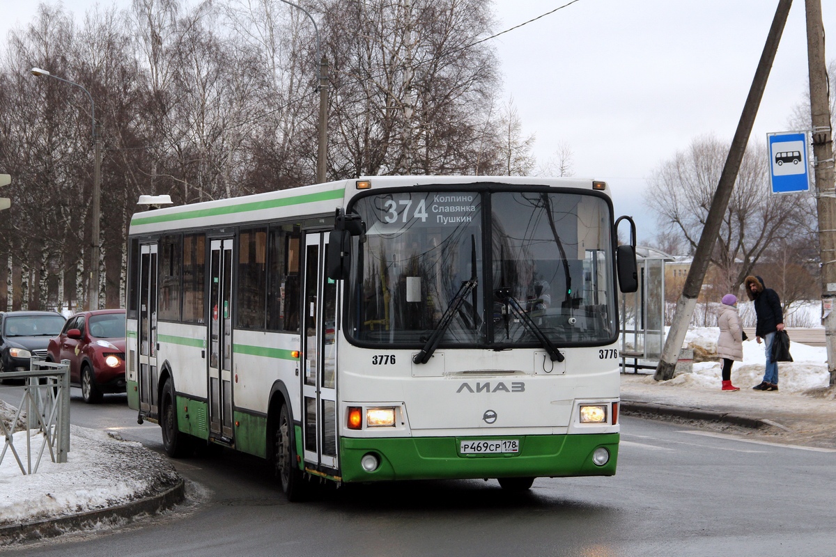 Санкт-Петербург, ЛиАЗ-5293.60 № 3776