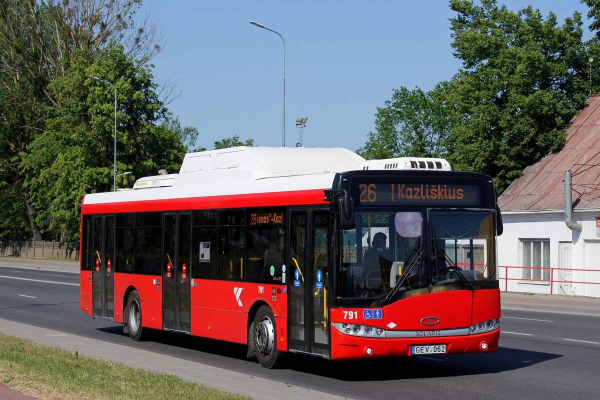 Литва, Solaris Urbino III 12 CNG № 791