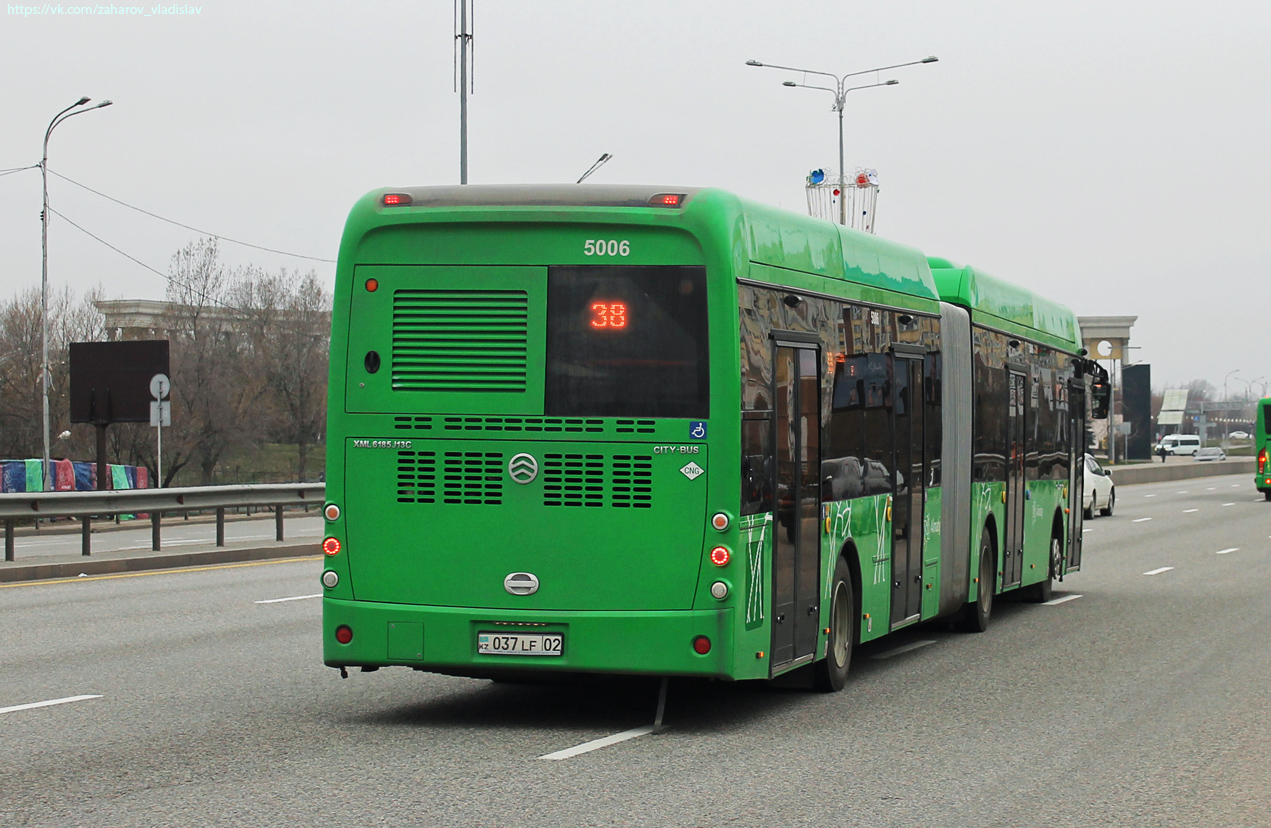 Алматы, Golden Dragon XML6185J13C (Hyundai Trans Auto) № 5006