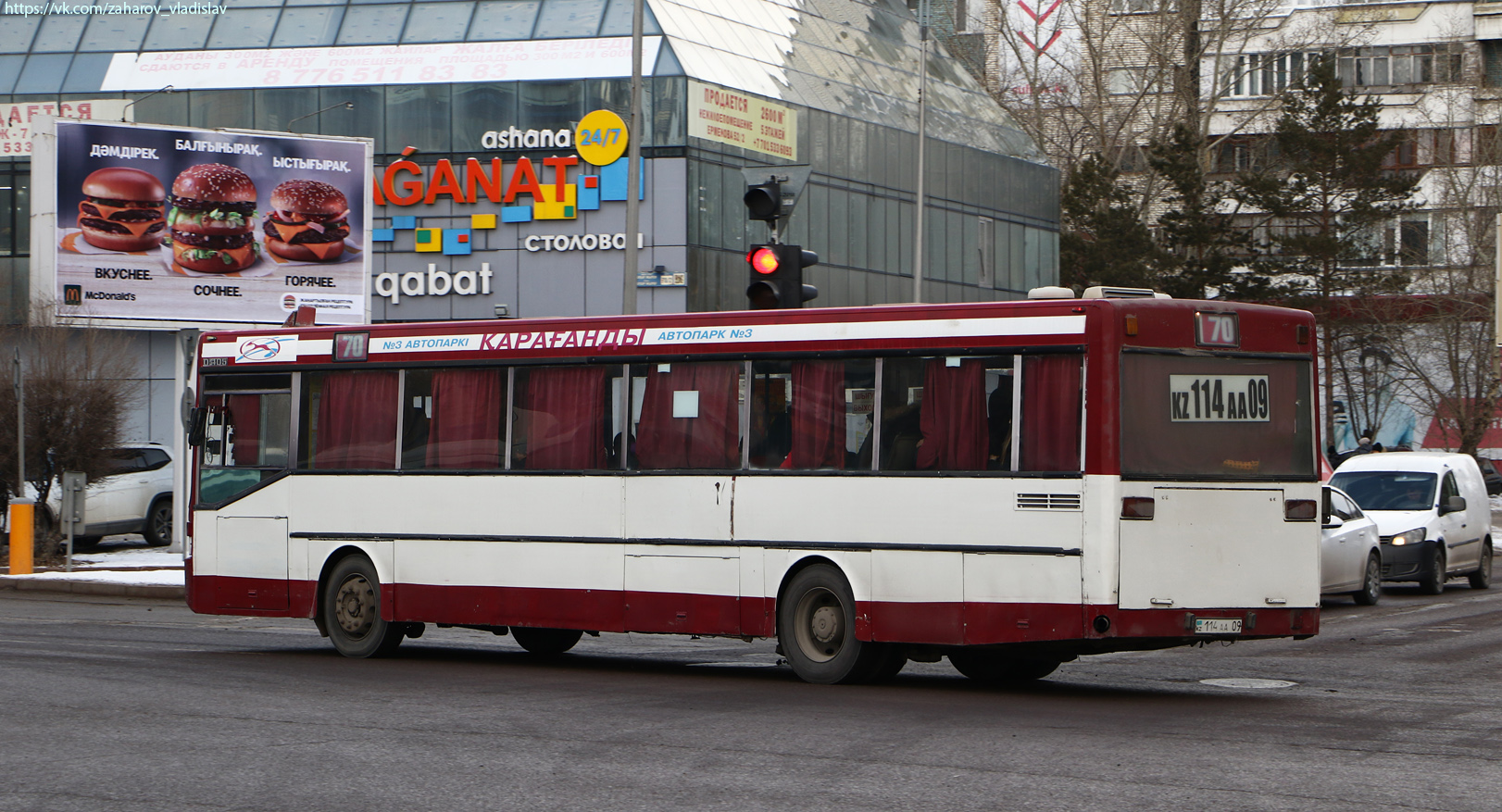 Obwód karagandyjski, Mercedes-Benz O405 Nr 114 AA 09