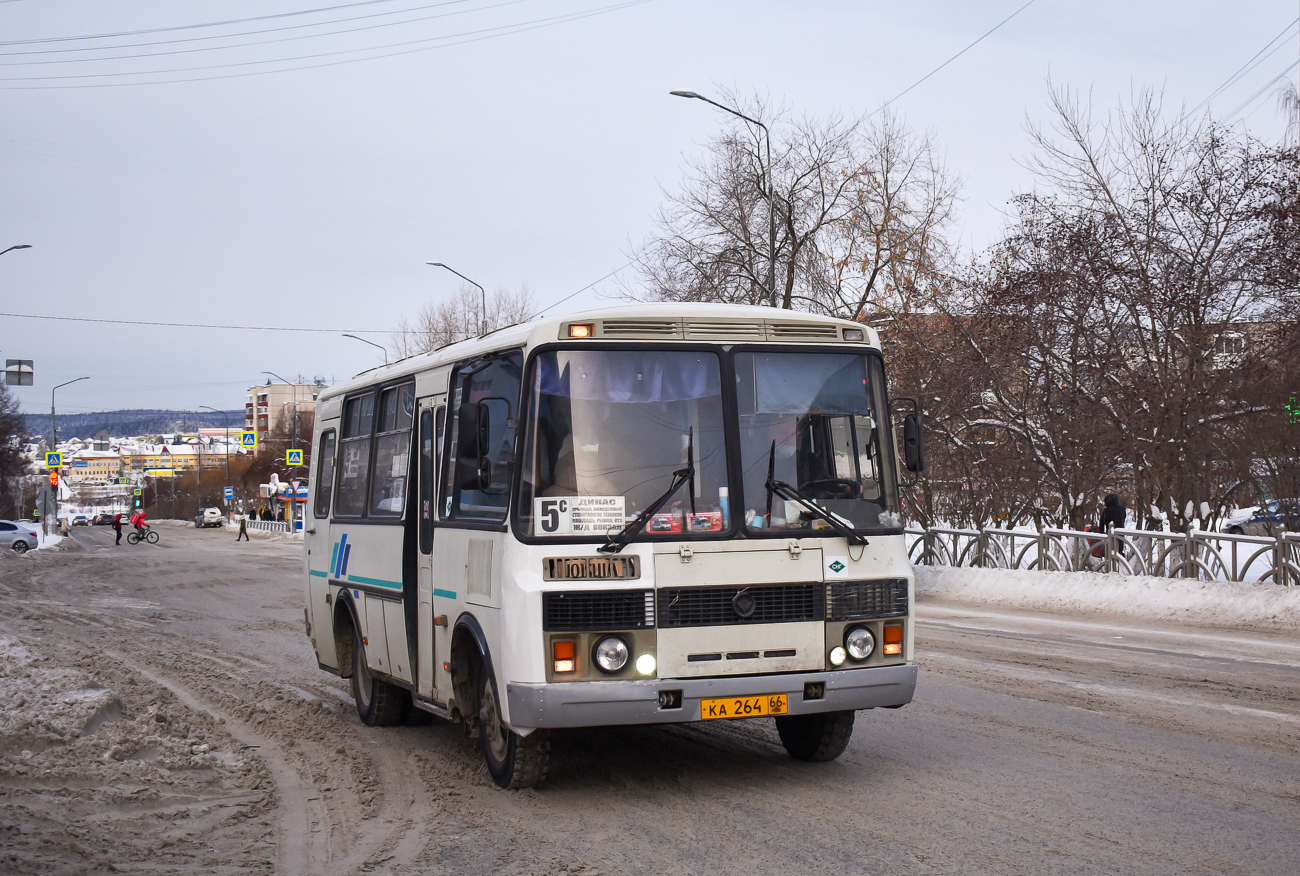 Свердловская область, ПАЗ-32053 № КА 264 66