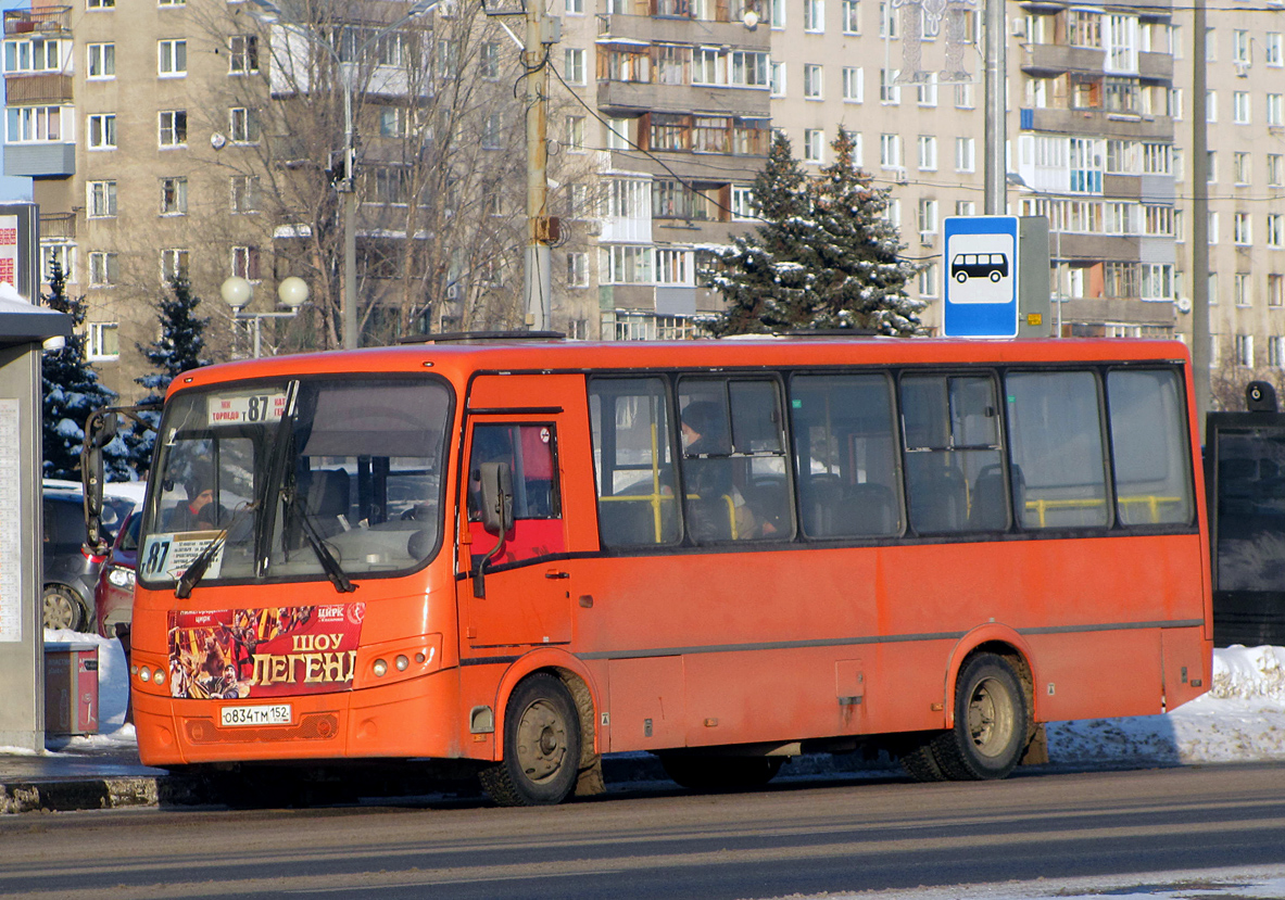 Nizhegorodskaya region, PAZ-320414-05 "Vektor" # О 834 ТМ 152