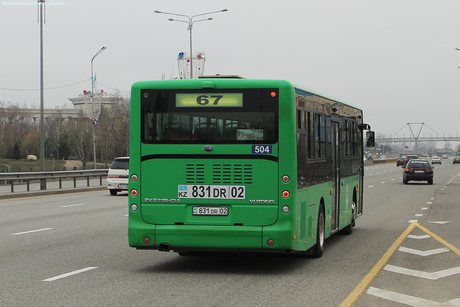 Almaty, Yutong ZK6118HGA sz.: 504