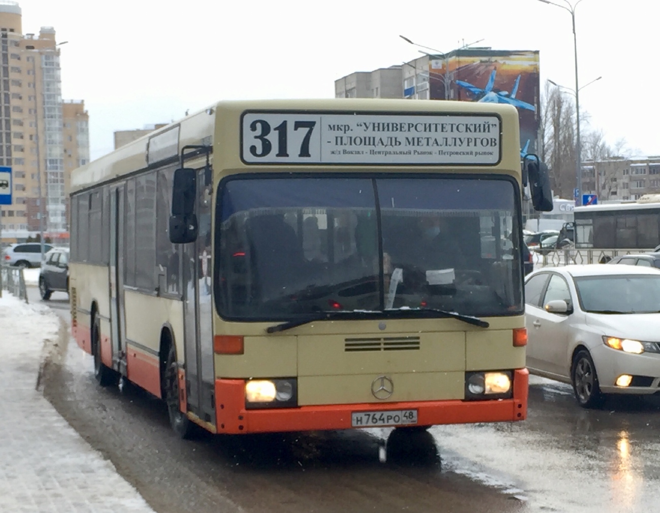 Липецкая область, Mercedes-Benz O405N2 № Н 764 РО 48