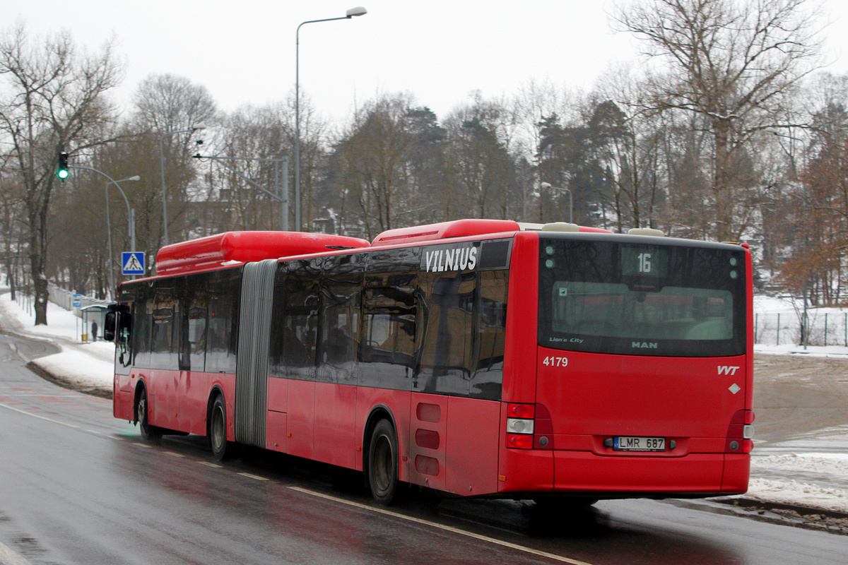 Литва, MAN A23 Lion's City G NG313 CNG № 4179