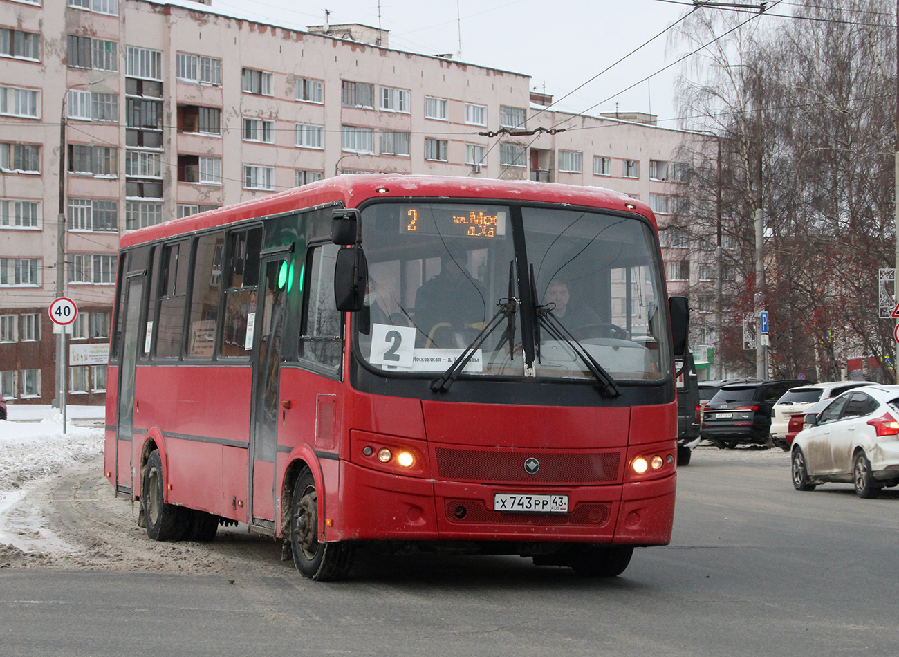 Кировская область, ПАЗ-320412-04 "Вектор" № Х 743 РР 43