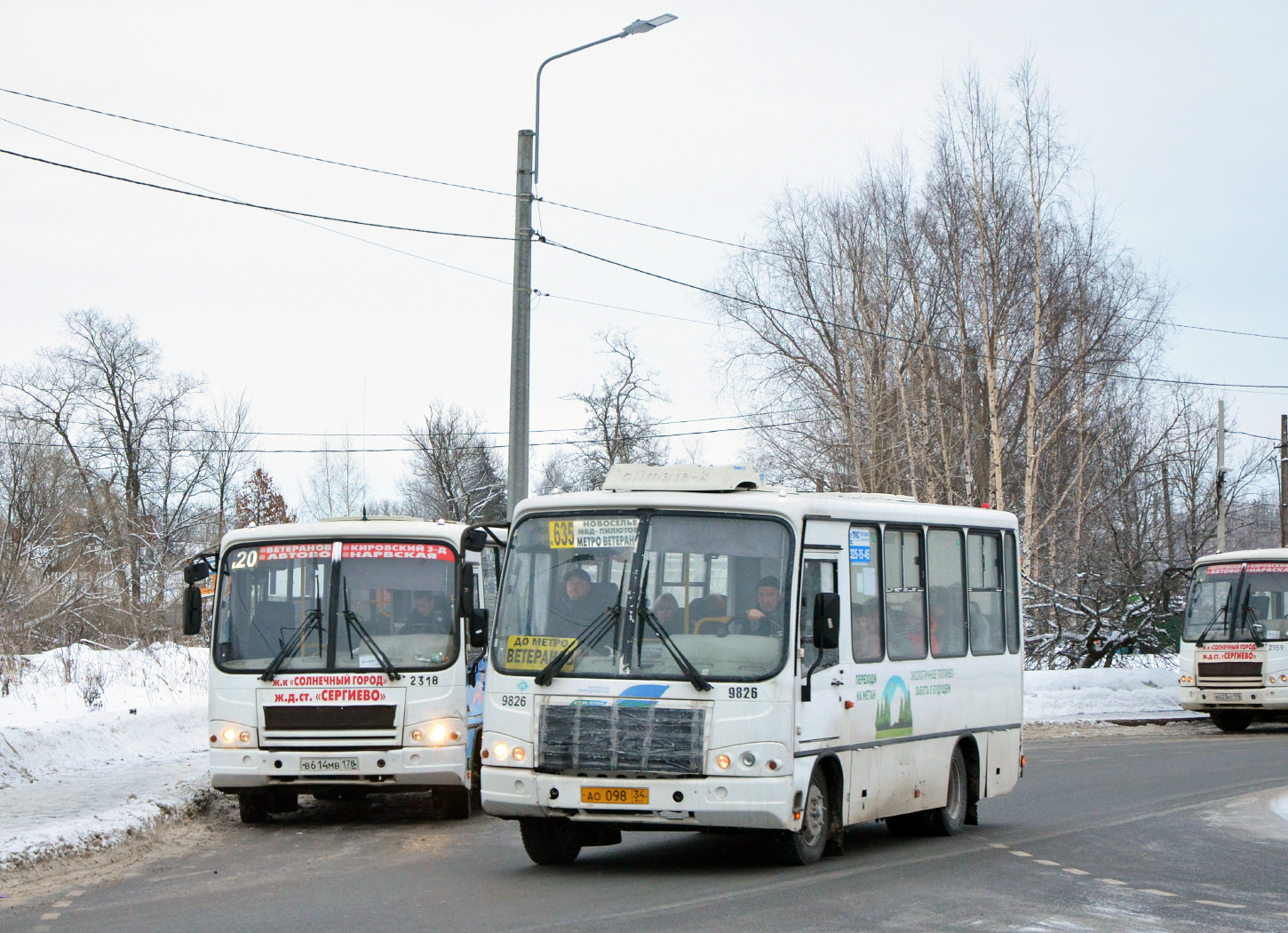 Санкт-Петербург, ПАЗ-320302-11 № 9826