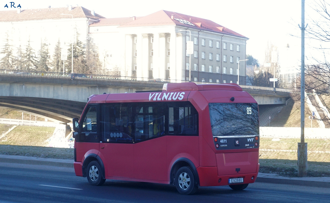 Lithuania, Karsan Jest Electric # 4611