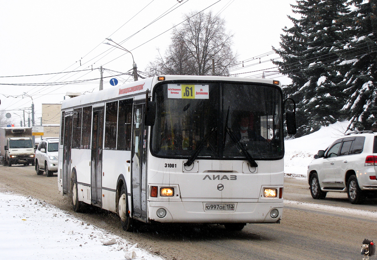 Нижегородская область, ЛиАЗ-5293.60 № 31001