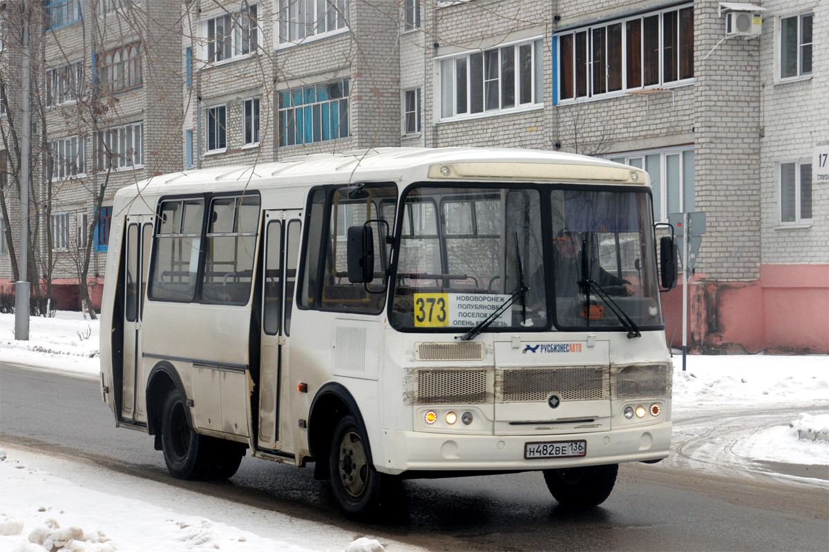 Воронежская область, ПАЗ-320540-04 № Н 482 ВЕ 136