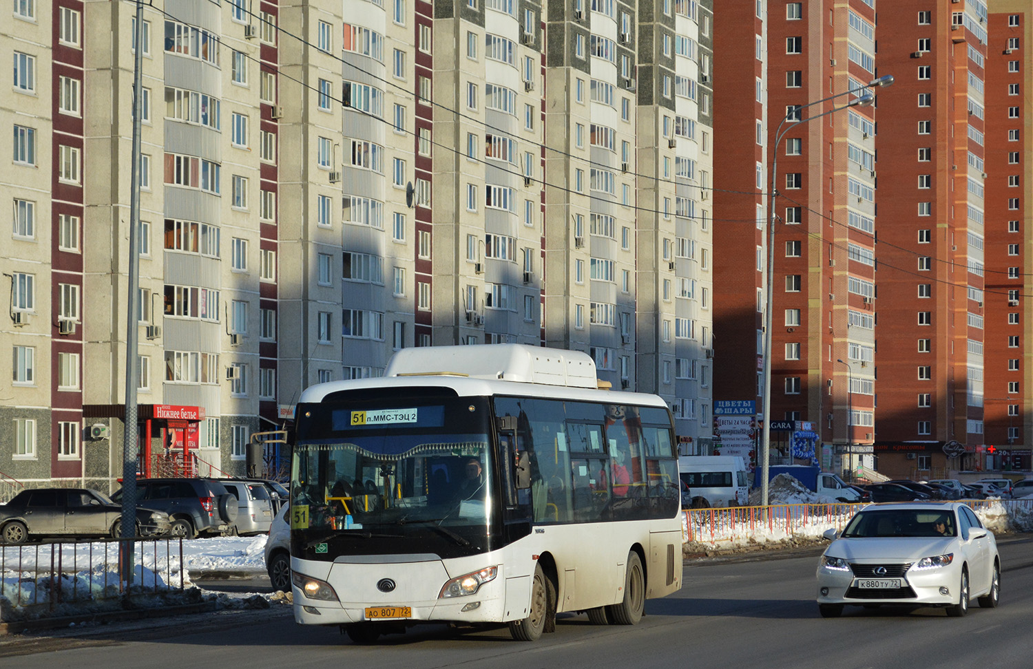 Тюменская область, Yutong ZK6852HG № АО 807 72