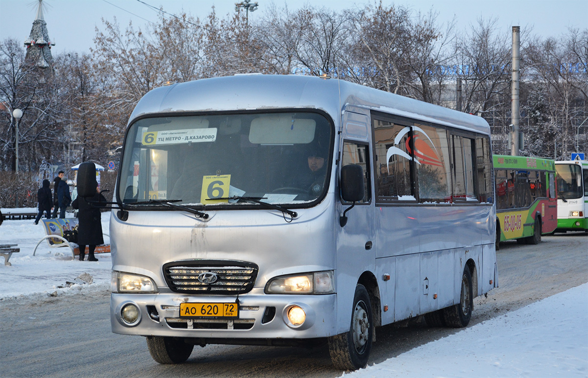 Тюменская область, Hyundai County LWB (ТагАЗ) № АО 620 72