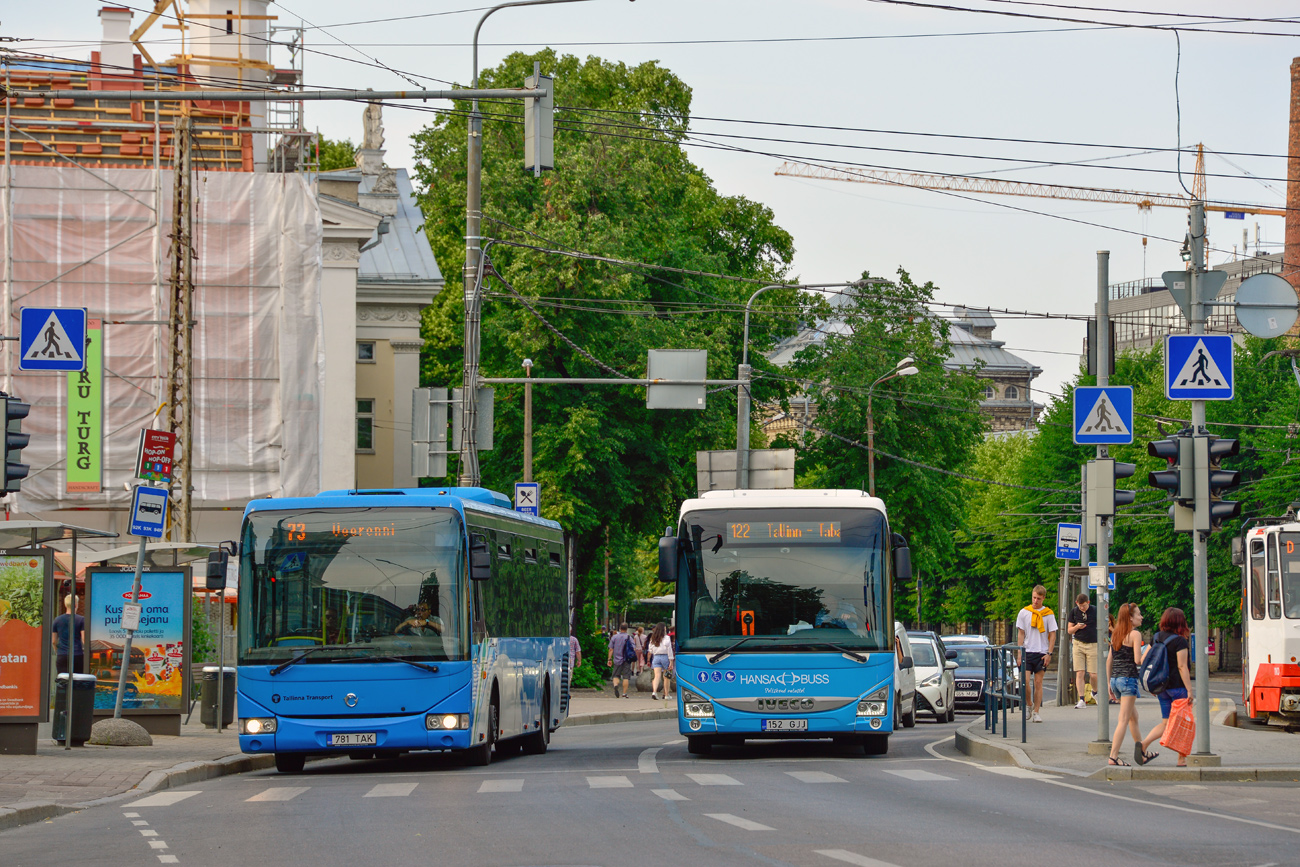 Эстонія, Irisbus Crossway LE 12M № 2781; Эстонія, IVECO Crossway LE LINE 12M № 152 GJJ