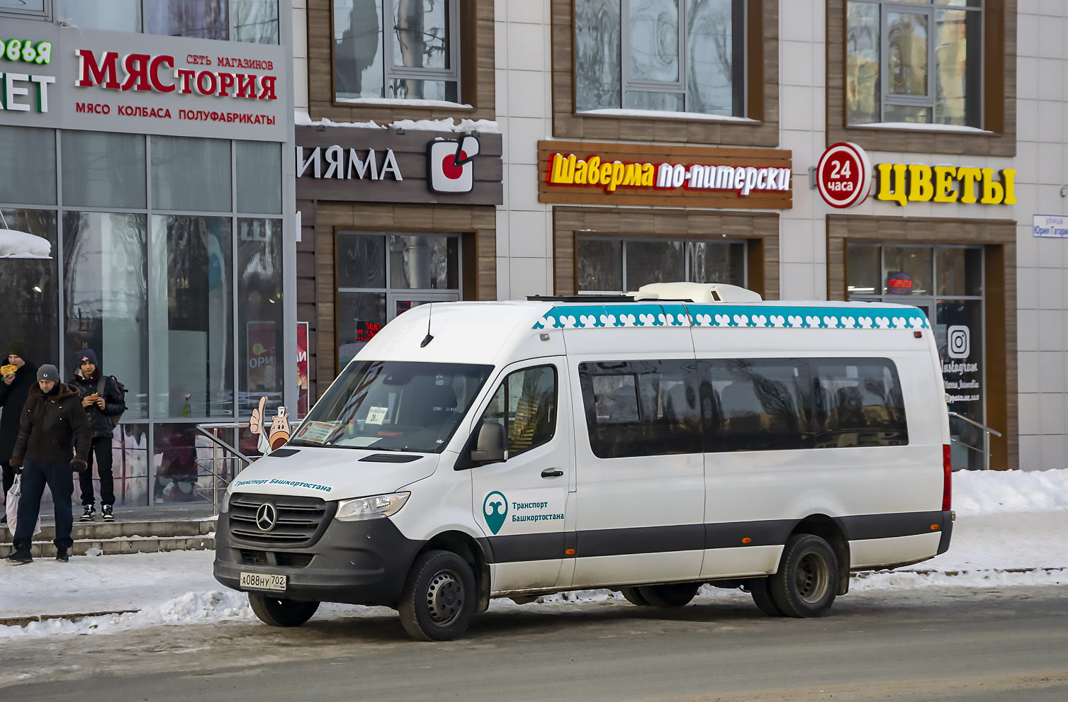 Башкортостан, Луидор-2236XA (MB Sprinter) № А 088 НУ 702
